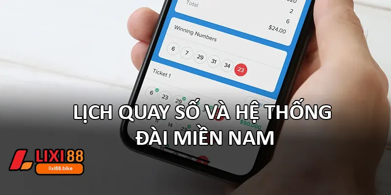 Lịch quay số và hệ thống đài miền Nam